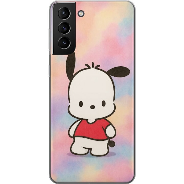 Samsung Galaxy S21+ 5G Genomskinligt Skal Kawaii Sanrio Pochac