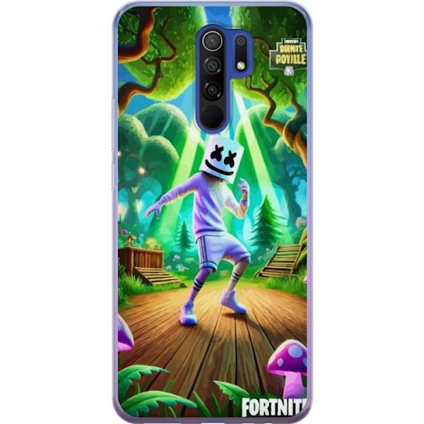 Xiaomi Redmi 9 Gjennomsiktig deksel Fortnite