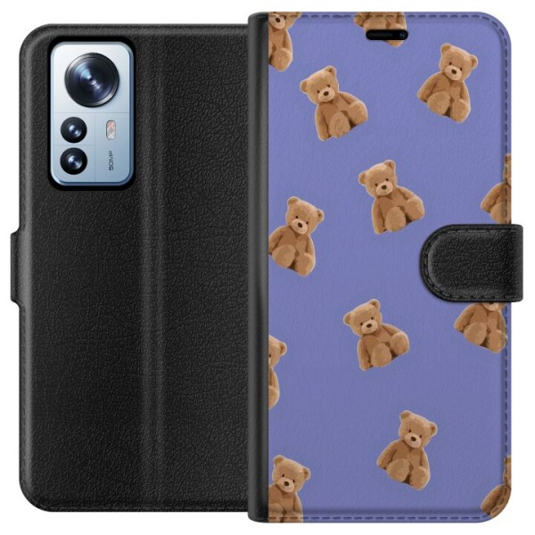 Xiaomi 12 Pro Plånboksfodral Flygande björnar