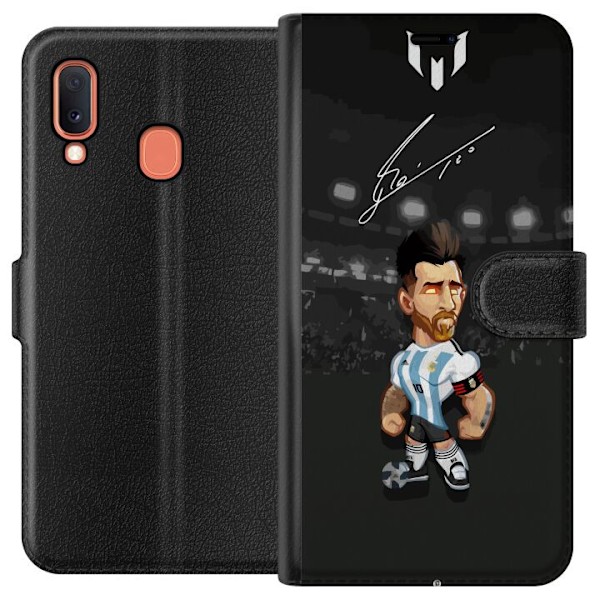 Samsung Galaxy A20e Lommeboketui Messi