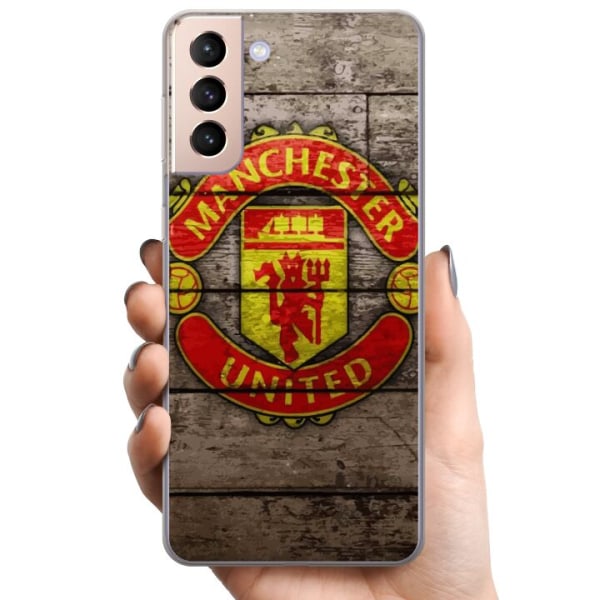Samsung Galaxy S21 TPU Matkapuhelimen kuori Manchester United