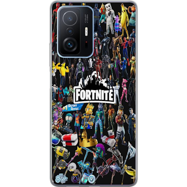 Xiaomi 11T Pro Gjennomsiktig deksel Fortnite