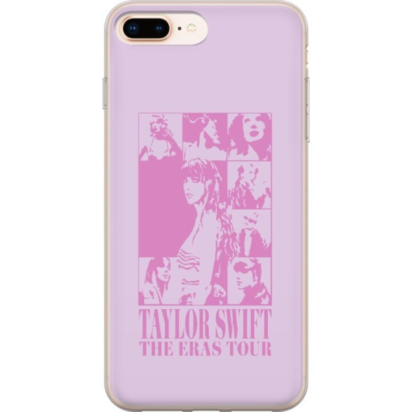 Apple iPhone 8 Plus Genomskinligt Skal Taylor Swift - Pink
