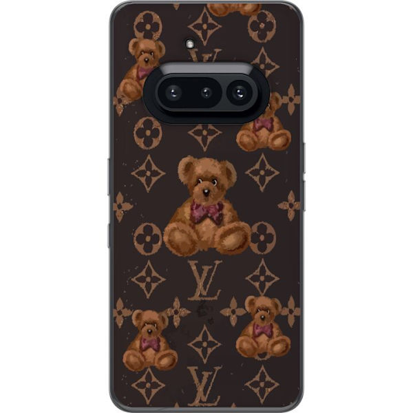 Nothing Phone (3a) Läpinäkyvä kuori Louis Vuitton Teddykarhu Kuvio Ylellinen Muotisuunnittelu Suosittu Motiivi Muoti-Trendi Ylelliset Asusteet