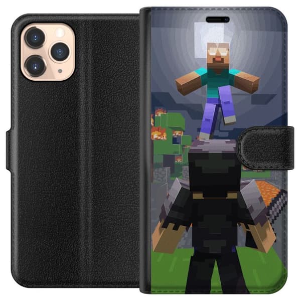 Kompatibelt Lommeboketui til Apple iPhone 11 Pro Minecraft