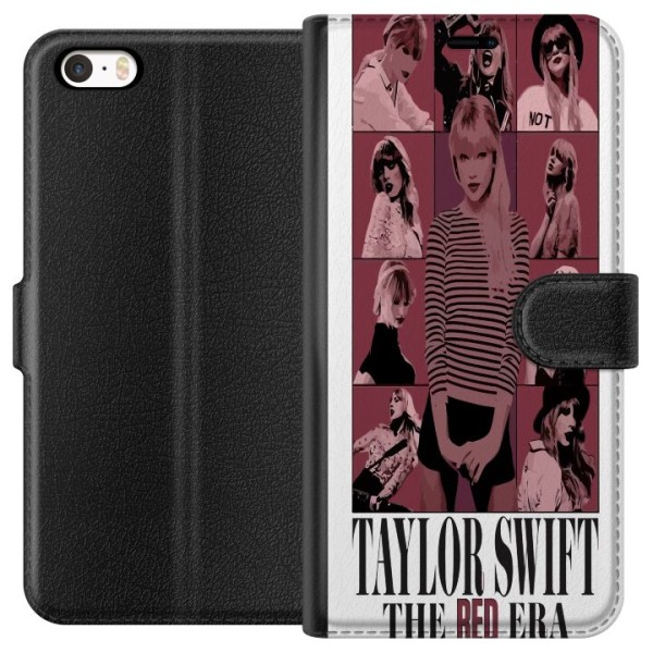 Apple iPhone 5 Lompakkokotelo Taylor Swift Red