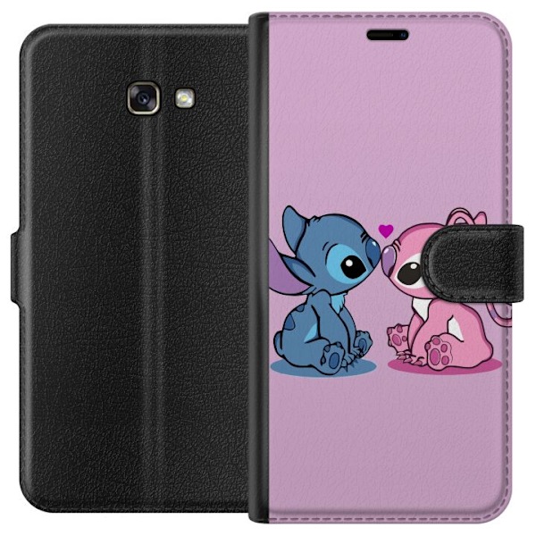 Samsung Galaxy A3 (2017) Lompakkokotelo Lilo ja Stitch