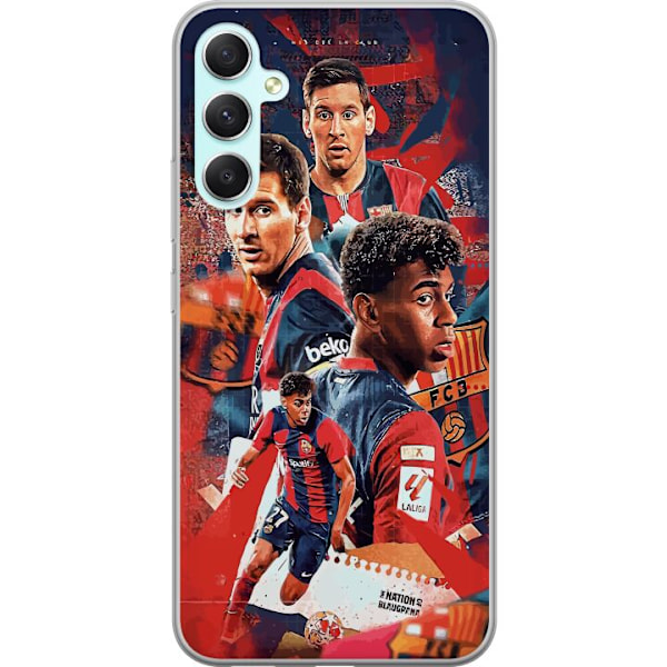 Samsung Galaxy A34 Genomskinligt Skal Yamal Lamine x Messi