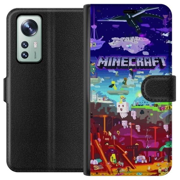 Kompatibel Tegnebogsetui til Xiaomi 12 Minecraft
