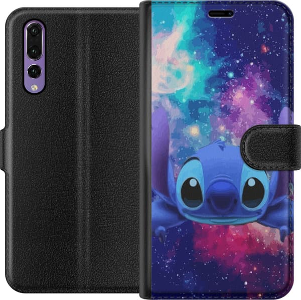 Kompatibel Tegnebogsetui til Huawei P20 Pro Stitch
