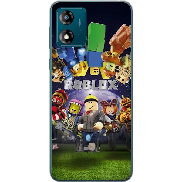 Motorola Moto E13 Läpinäkyvä kuori Roblox Maailma - Pelaami