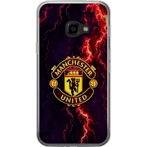 Samsung Galaxy Xcover 4 Gennemsigtig cover Manchester United