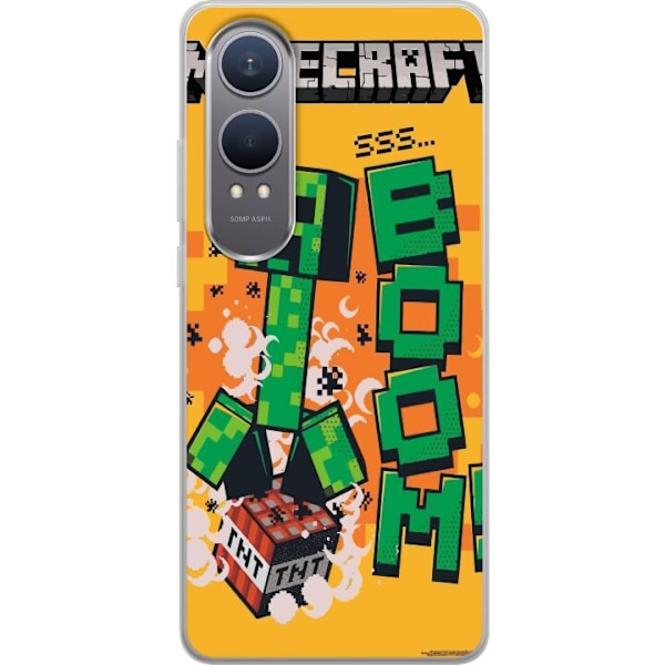 OnePlus Nord CE4 Lite Läpinäkyvä kuori Minecraft Boom