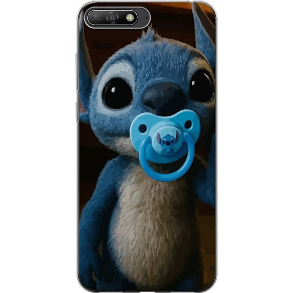 Huawei Y6 (2018) Läpinäkyvä kuori Stitch & Napp - vauvateema söpöllä hahmolla