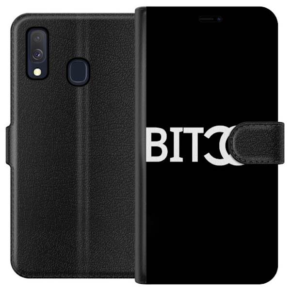 Samsung Galaxy A40 Tegnebogsetui Bitch Chanel Inspireret Streetstyle Mode Tekstmotiv Trend Ikonisk Stil Urban Design