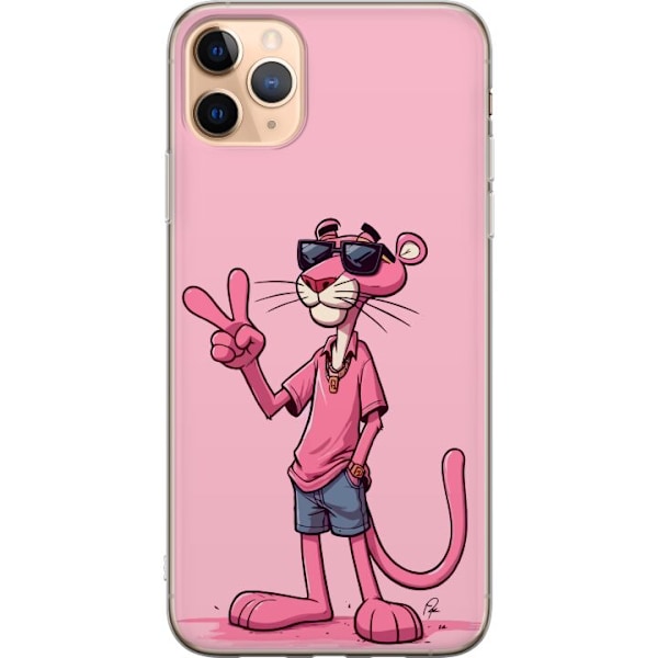 Apple iPhone 11 Pro Max Gjennomsiktig deksel Pink Panter Peace