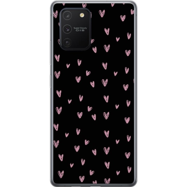 Samsung Galaxy S10 Lite Genomskinligt Skal Små Hjärtan