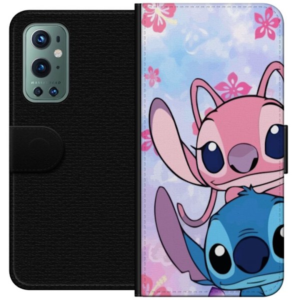 OnePlus 9 Pro Tegnebogsetui Stitch & Angel