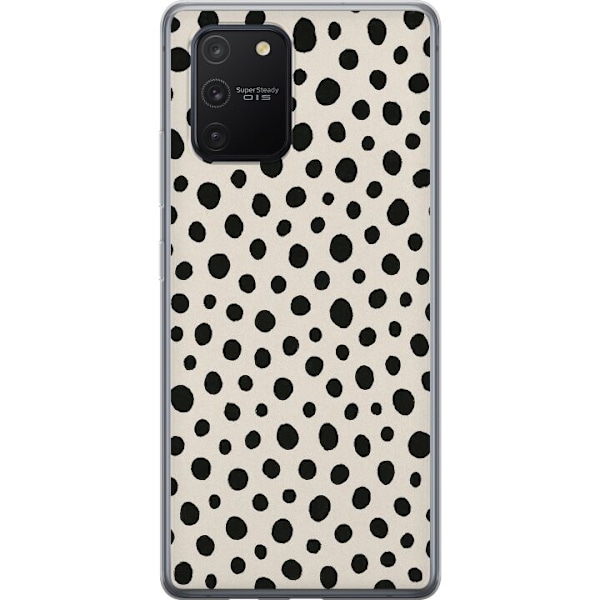 Samsung Galaxy S10 Lite Läpinäkyvä kuori Dot Dance
