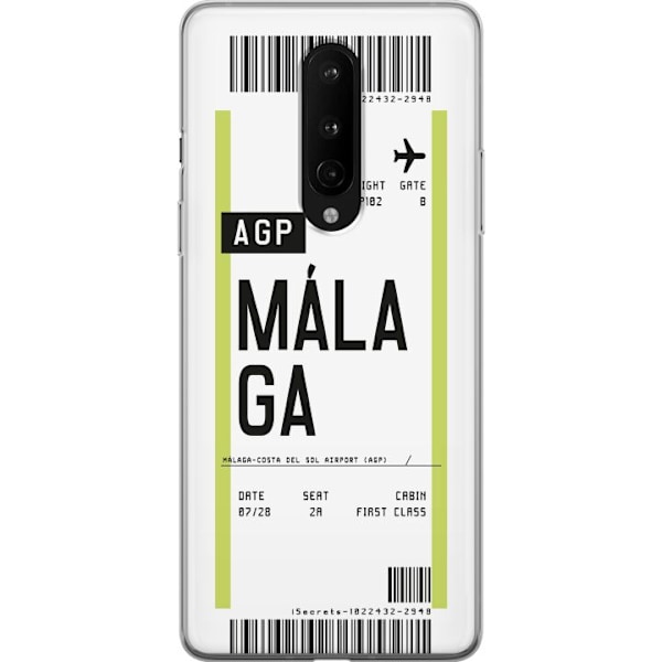 OnePlus 8 Läpinäkyvä kuori Malaga