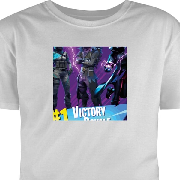 T-shirt för Vuxen | Klassisk Vuxen-T-shirt Fortnite grå XL