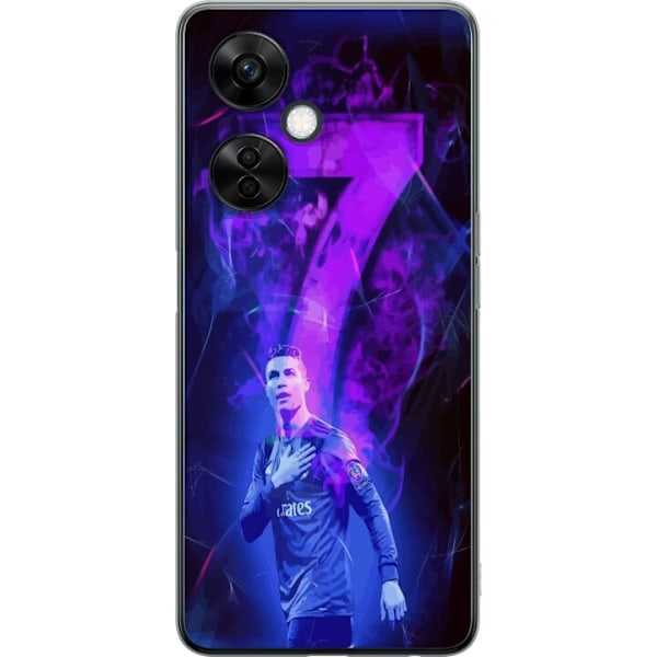 OnePlus Nord CE3 Läpinäkyvä kuori Ronaldo 7 - Jalkapalloleg