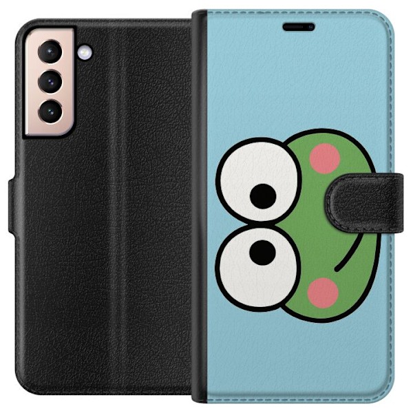 Samsung Galaxy S21 Lompakkokotelo Keroppi Smile