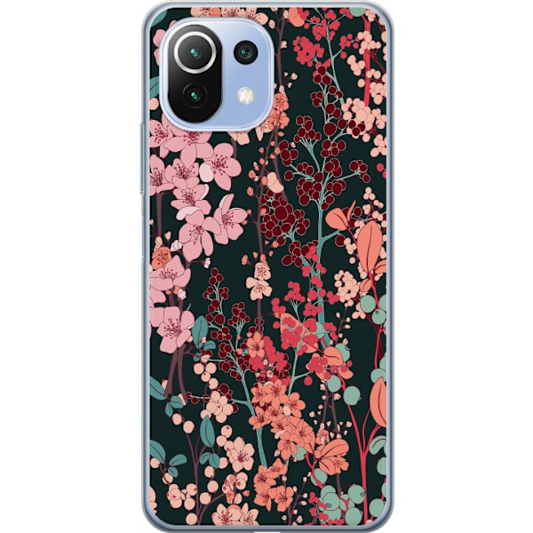 Xiaomi Mi 11 Lite Läpinäkyvä kuori Kasvimaan Retro