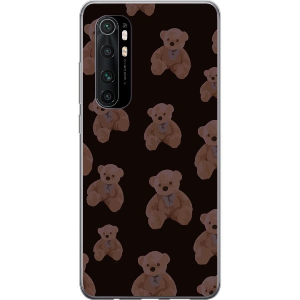 Xiaomi Mi Note 10 Lite Gennemsigtig cover En bjørn flere bjø