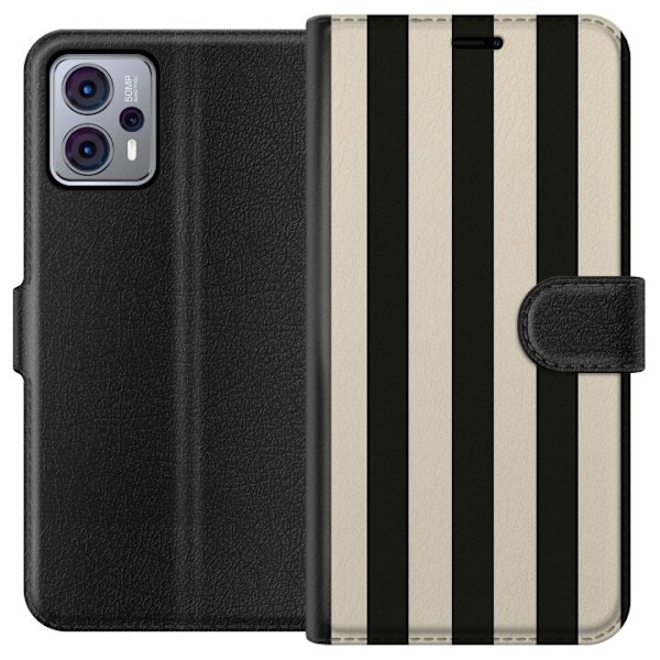 Motorola Moto G23 Plånboksfodral Line Flow