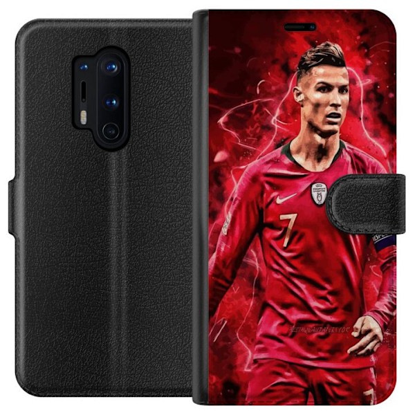 OnePlus 8 Pro Lompakkokotelo Ronaldon Taidot - CR7 Suunnittelu