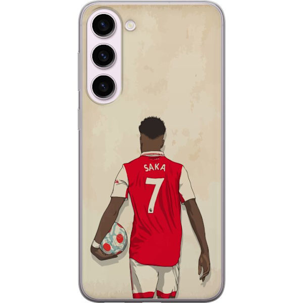 Samsung Galaxy S23+ Läpinäkyvä kuori Arsenal FC Jalkapallo Arsenal FC Motiivi Pelaaja Premier League Englanti Suosittu Urheilulaji Jalkapallotähti