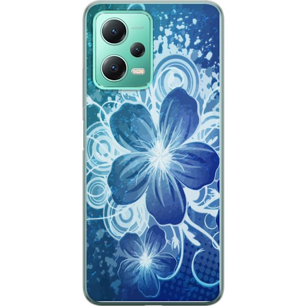 Xiaomi Redmi Note 12 Genomskinligt Skal Blomma