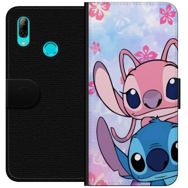 Huawei P smart 2019 Tegnebogsetui Stitch & Angel