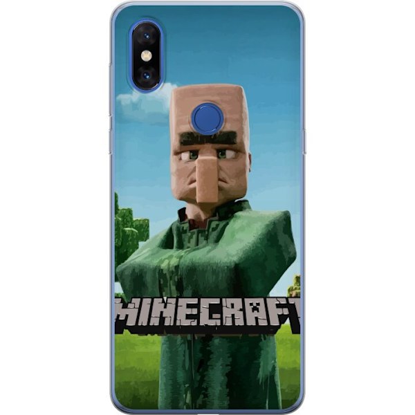 Xiaomi Mi Mix 3 Genomskinligt Skal A Minecraft Movie