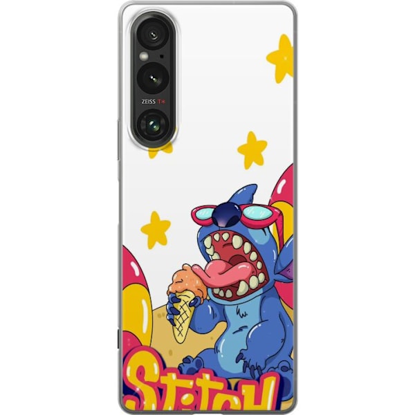 Sony Xperia 1 V Gennemsigtig cover Stitch Glass