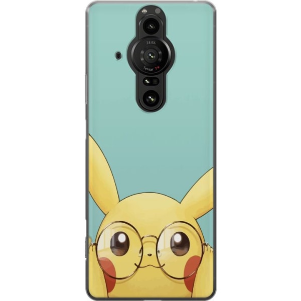 Sony Xperia Pro-I Läpinäkyvä kuori Pikachu lasit
