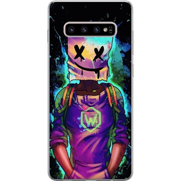 Samsung Galaxy S10+ Genomskinligt Skal Fortnite Marshmello