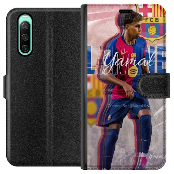 Sony Xperia 10 IV Tegnebogsetui Lamine Yamal FCB