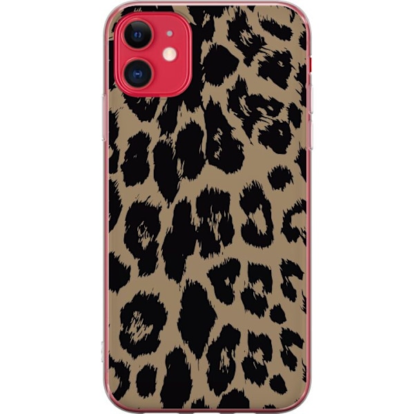 Apple iPhone 11 Läpinäkyvä kuori Leopard