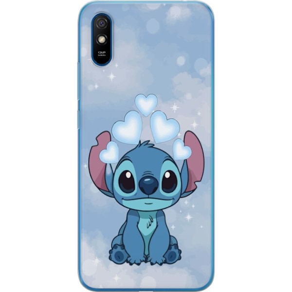 Xiaomi Redmi 9A Gjennomsiktig deksel Stitch Hoppande Gled - Mo