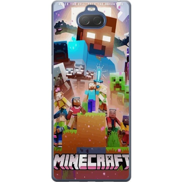 Sony Xperia 10 Plus Gennemsigtig cover Minecraft