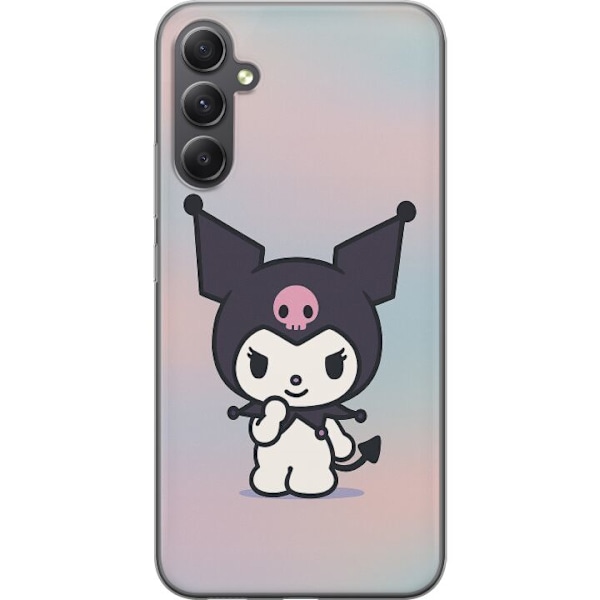 Samsung Galaxy A24 4G Läpinäkyvä kuori Kawaii Sanrio Kuromi