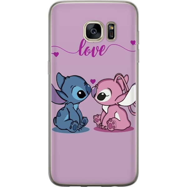 Samsung Galaxy S7 edge Läpinäkyvä kuori Lilo & Stitch – A
