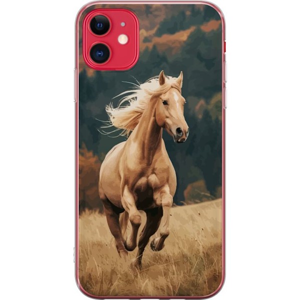 Apple iPhone 11 Genomskinligt Skal Springande Häst