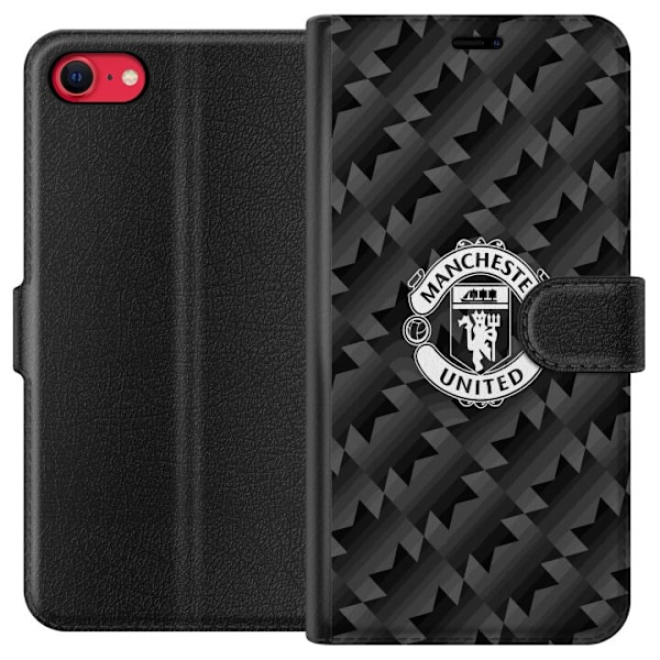 Apple iPhone 16e Lompakkokotelo Manchester United FC