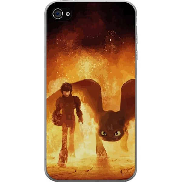 Apple iPhone 4 Gennemsigtig cover Drage Træner