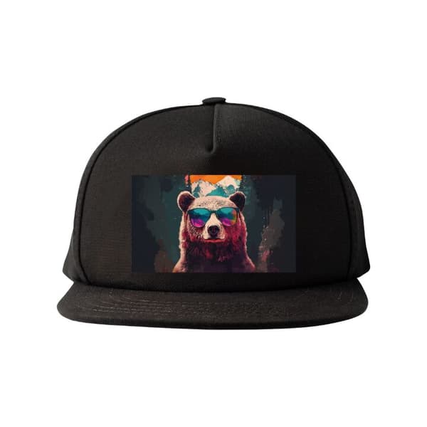 Snapback-lippalakki musta one size
