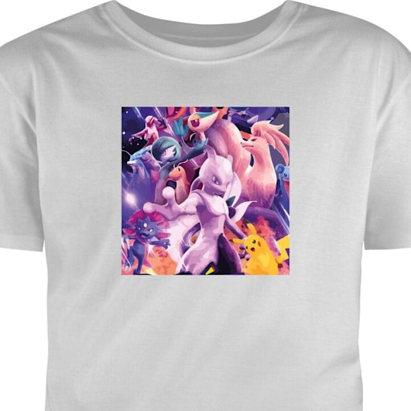 Børne T-shirt | Behagelig T-shirt til Børn Pokemon grå 12-13 År