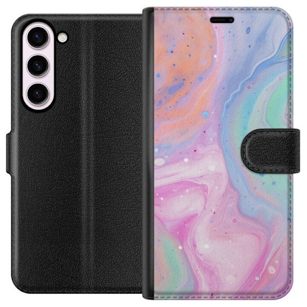 Samsung Galaxy S23+ Plånboksfodral Pastellmarmor